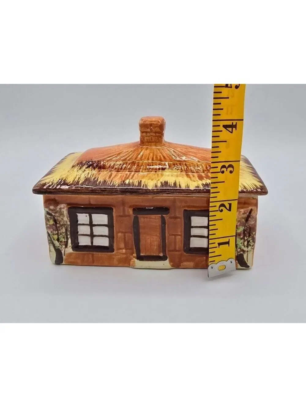 Vintage Price Kensington Cottage Ware Butter Dish Ye Olde Cottage England